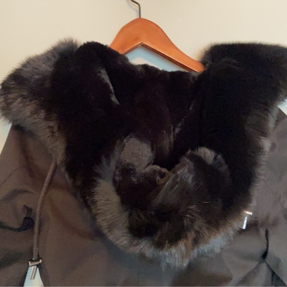 🎉HOST PICK🎉 NEW Intuition Paris Renard Fox Fur Parka  | FR34 = US2 - Picture 12 of 16